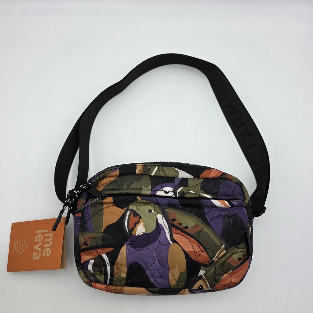 FARM RIO Women's Small Tucan Print Crossbody Bag Rare NWT